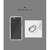 PHONECKLACE iPhone 13 Pro Max用ストラップ用リング付きクリアケース ガンブラックチャーム ガンブラックチャーム PN21617I13PMBK-イメージ15