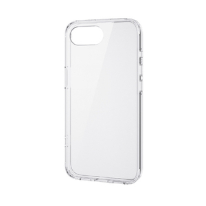 エレコム iPhone17e/16e用 ハイブリッドケース メタルステッカー付 クリア PM-A25SHVCKCR-イメージ2