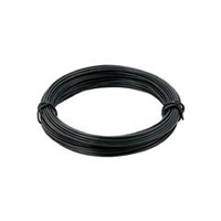 トラスコ中山 TRUSCO　カラー針金　小巻タイプ・18番手　黒　線径1．2mm TCWS-12BK