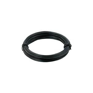 トラスコ中山 TRUSCO　カラー針金　小巻タイプ・18番手　黒　線径1．2mm TCWS-12BK-イメージ1