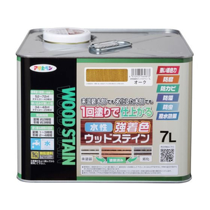 アサヒペン 水性強着色ウッドステイン 7L オーク FC892PN-イメージ1