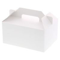 シモジマ ヘイコー Nキャリーケース 15*21 ケーキ6～7個用 白 25枚 FC258PT-004248082