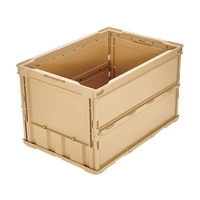 トラスコ中山 TRUSCO/オリコン 薄型折りたたみコンテナ 50L LS色 TR-O50B-LS FCD369D-2594766