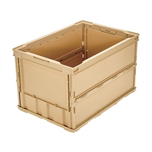 トラスコ中山 TRUSCO/オリコン 薄型折りたたみコンテナ 50L LS色 TR-O50B-LS FCD369D-2594766-イメージ1