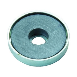 トラスコ中山 TRUSCO/キャップ付フェライト磁石 外径22.8mm×厚み5.2mm 1個 17.645.2 FC283EF-4151968-イメージ1