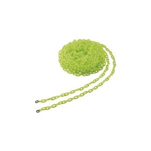 トラスコ中山 TRUSCO　プラチェーン　6MX30M　蛍光イエロー TPC-6LY-イメージ1