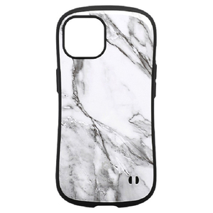 Hamee iPhone 14用ハイブリッドケース iFace First Class Marble ホワイト 41-946183-イメージ1