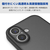 エレコム iPhone17e/16e用 ハイブリッドケース 極限 マットブラック(ラバーコート) メタルステッカー付 マットブラック PM-A25SHVCKKBK-イメージ6