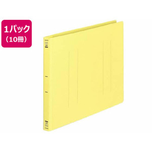 コクヨ フラットファイルPP A4ヨコ とじ厚15mm 黄 10冊 1パック(10冊) F835887-ﾌ-H15Y-イメージ1
