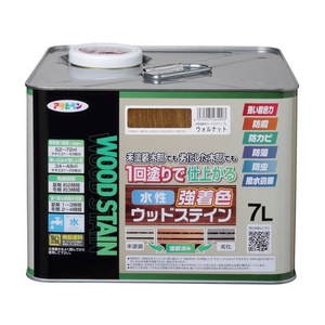 アサヒペン 水性強着色ウッドステイン 7L ウォルナット FC893PN-イメージ1