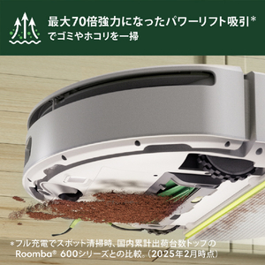 iRobot Roomba 205 DustCompactor Combo ロボット ホワイト L121260-イメージ5
