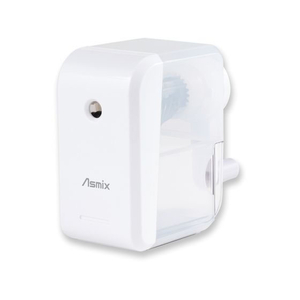 アスカ らくらくあんしんえんぴつけずりきミニ ホワイト PS92W FC570TE-PS92W-イメージ1