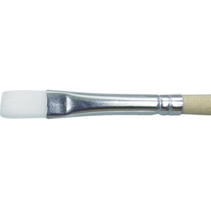トラスコ中山 TRUSCO 塗装用平筆 5本組 アクリル 4号 4号175mm7mmアクリル樹脂繊維 FC021JM-8188080-イメージ3