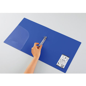 コクヨ リングファイル〈ER〉PP A4タテ 背幅29mm 青 10冊 1箱(10冊) F833997-ﾌ-UR420NB-イメージ4
