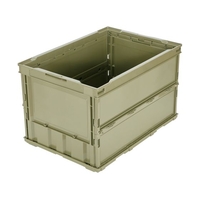トラスコ中山 TRUSCO/オリコン 薄型折りたたみコンテナ 50L OD色 TR-O50B-OD FCD370D-2594768