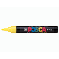 三菱鉛筆 ポスカ 中字 黄 F801819-PC-5M.2