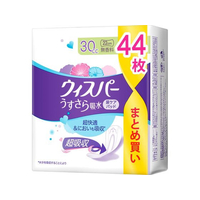 Ｐ＆Ｇ ウィスパー うすさら吸水 30cc 44枚 無香料 FC088TE