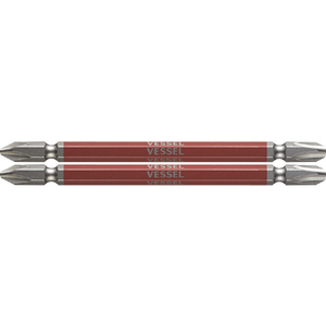 ベッセル（ＴＮ） 剛彩ビット　２本組　（両頭コンビ）　＋２／＋３×１１０ｍｍ GS142311-イメージ1
