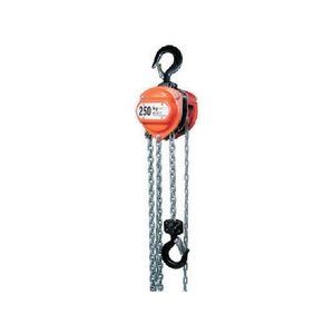 HHH/チェーンブロック 定格荷重0.25t 揚程2.5m R-CB250 FCB848D-8087221-イメージ1