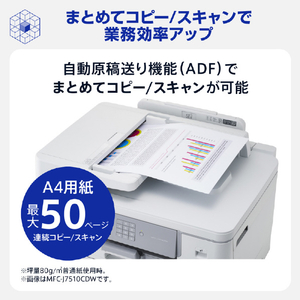 ブラザー A3対応インクジェット複合機 PRIVIO ホワイト MFC-J7610CDW-イメージ11
