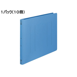 コクヨ フラットファイルPP B4ヨコ とじ厚15mm 青 10冊 1パック(10冊) F835888-ﾌ-H19B-イメージ1