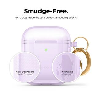 elago CLEAR CASE for AirPods/AirPods 2nd Charging/AirPods 2nd Wireless Lavender EL_APACSTPCE_LV-イメージ6