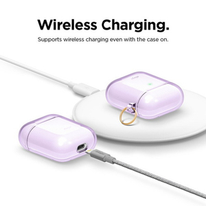 elago CLEAR CASE for AirPods/AirPods 2nd Charging/AirPods 2nd Wireless Lavender EL_APACSTPCE_LV-イメージ7