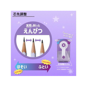 アスカ らくらくあんしんえんぴつけずりきミニ ラベンダPS92V FC571TE-PS92V-イメージ3