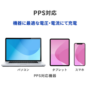 I・Oデータ GaN搭載 ACアダプター(65W PD対応) ブラック GP-ACC65PGR/B-イメージ6