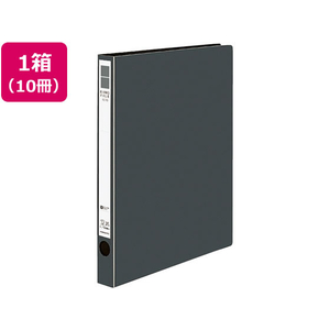 コクヨ リングファイル〈ER〉PP A4タテ 背幅29ダークグレー10冊 1箱(10冊) F834003-ﾌ-UR420NDM-イメージ1
