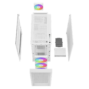 Deepcool ミドルタワー型PCケース ホワイト RCH560WHAPE4G1-イメージ14