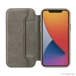 PGA iPhone 12 mini用ガラスフリップケース ロゴ PG-DGF20F03SW-イメージ3