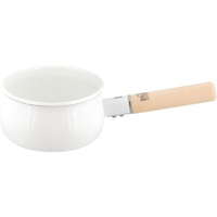 ＬＩＶ ＰＬＵＳ ベストコ 片手鍋 ホーロー ミルクパン 15cm ホワイト FCE136W-NQ-0251