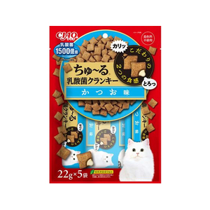いなば CIAO ちゅーる乳酸菌クランキー かつお味 22g×5P FCD526H-イメージ1