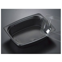 リスパック 軽食容器 バイオデリカ HM 280 BZ 深 黒 FCG691V-00753117
