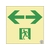 緑十字/高輝度蓄光避難誘導標識 ←非常口→ NRC963 FC114VT-3836518-イメージ1