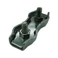 水本機械製作所 ステンレス ダブルワイヤークリップ 使用ロープ径5mm 56024M65 FC357FJ-2045621