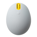エレコム EGG MOUSE Bluetooth(R) 静音マウス[4ボタン] イエロー M-EGG40BBXSSYL