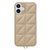ユニケース iPhone 16 Plus用Triangle Puffy Case ベージュ UNI-CSIP24L-2TPBE-イメージ1