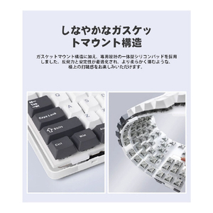 AULA キーボード F87J-SV-PK-イメージ4