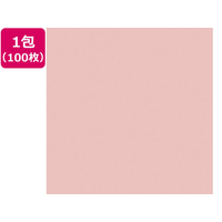 大王製紙 再生色画用紙 8ツ切100枚 うすもも CUD FCG789U