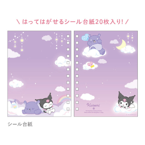 ティーズファクトリー サンリオキャラクターズフォトポケット付きシール帳 クロミ ｻﾝﾘｵﾌｵﾄﾎﾟｹﾂﾄﾂｷｼ-ﾙﾁﾖｳｸﾛﾐ-イメージ3