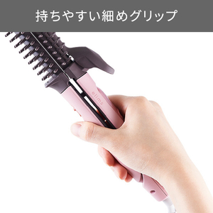 テスコム マイナスイオン2WAYブラシヘアーアイロン(26mm径) elims me メルティピンク TB552AP-イメージ15