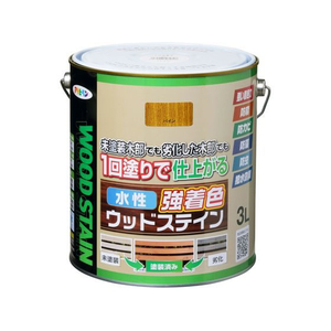アサヒペン 水性強着色ウッドステイン 3L パイン FC896PN-イメージ1