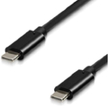 ルーメン Type-C ケーブルGen2(10Gbps) 1m ブラック U3-PDG2CC10