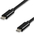 ルーメン Type-C ケーブルGen2(10Gbps) 1m ブラック U3-PDG2CC10-イメージ1