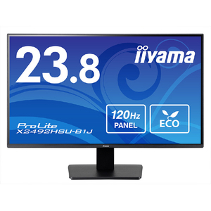 マウスコンピューター 23．8型  IPS方式 フルHD 液晶ディスプレイ iiyama ブラック X2492HSU-B1J-イメージ1