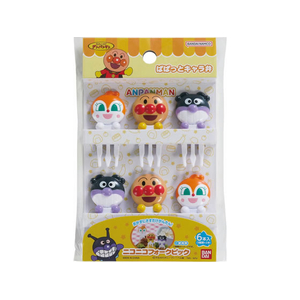 トルネ それいけ!アンパンマン ニコニコフォークピック 6本入 FCJ806R-#2785531-イメージ1