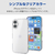 エレコム iPhone17e/16e用 ハイブリッドケース シルキークリア メタルステッカー付 クリア PM-A25SHVCKMCR-イメージ4