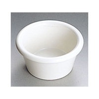 江部松商事 EBM/ジェスナー ラメキン プレーン メラミン 0396 ホワイト 6oz FC677LU-7254100
